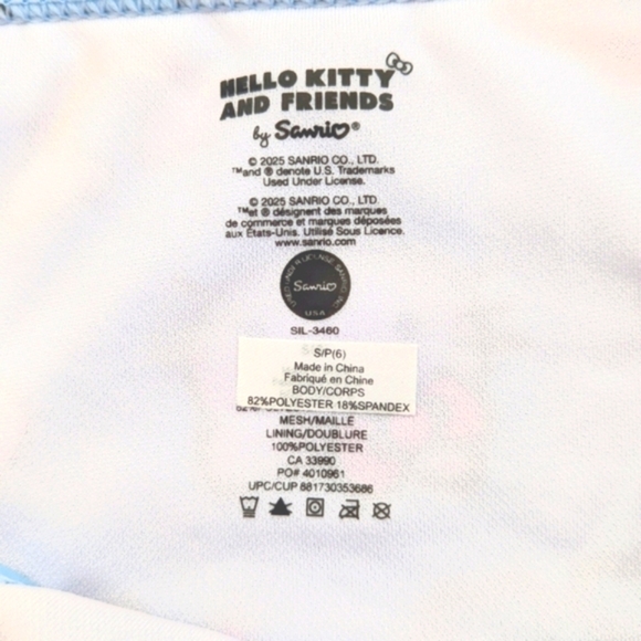 🔷NWOT Hello Kitty & Friends Girls (Small/6) Bikini/2 Piece Bathing/Swim Suit - Picture 10 of 16